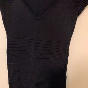 Bebe black bandage dress